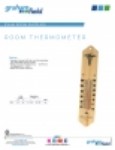 Product Sheet - Room Thermometer